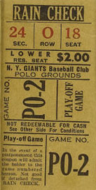 Game 3 Ticket Stub